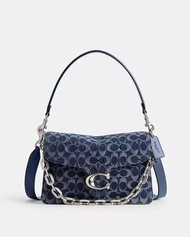 Chain Tabby Shoulder Bag In Signature Denim | Coach (US)