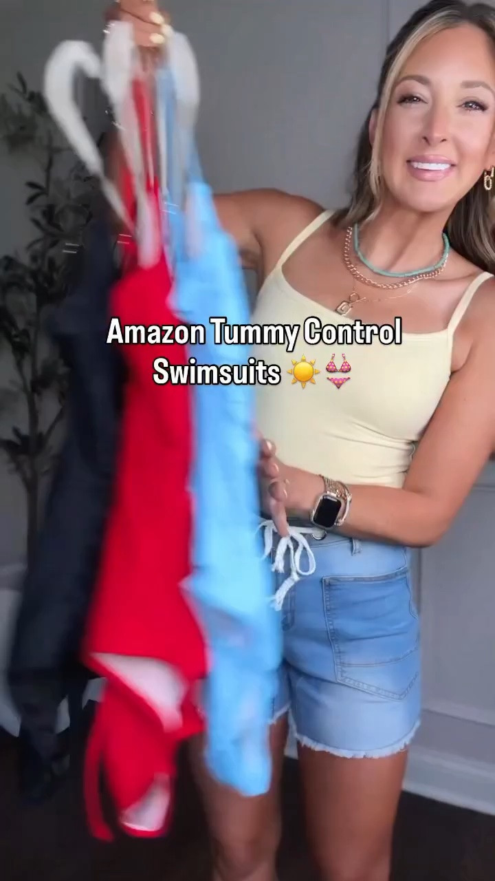 tummy control swimsuits 👙☀️ 

#ltkswim #LTKtravel #vacationoutfits #swimsuits #resortwear

#LTKmomlife