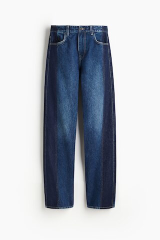 H & M - Two-Tone Straight-Leg Jeans - Denim Blue | H&M (US + CA)