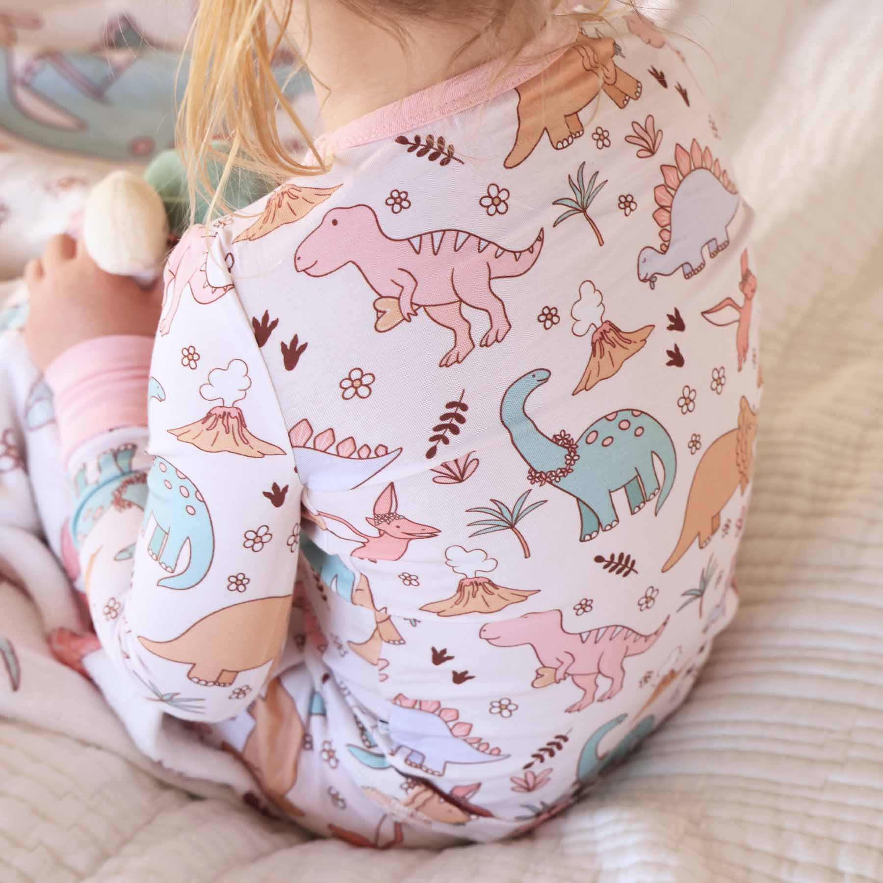 Dolly's Dinos Two Piece Pajama Set | Caden Lane
