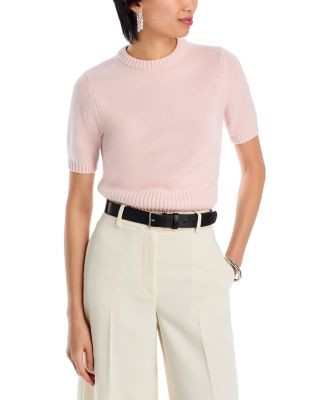 Elsie Wool & Cashmere Short Sleeve Sweater | Bloomingdale's (US)