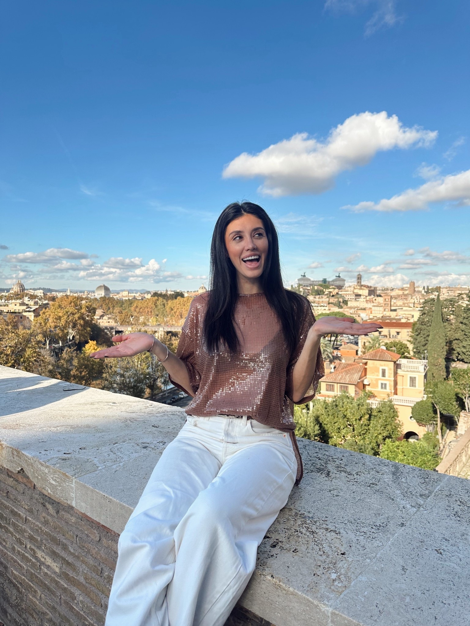 Cream jeans outfit

Cream jeans, cream wide leg jeans, off white jeans, sequin shirt, sequin top, holiday shirt, holiday top, embellished shirt, embellished top, black bra, unlined bra, underwire bra, travel outfit, casual holiday outfit, Rome outfit, Italy outfit, spring outfit, minimalism outfit, eccentric out, maximalist outfit, embellished outfit

#LTKSeasonal #LTKFindsUnder100 #LTKootd