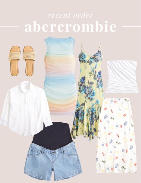 Recent Abercrombie order! Maternity shorts