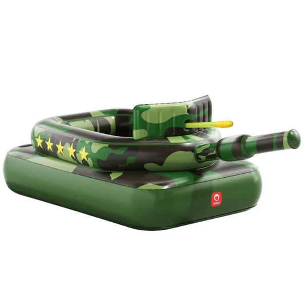 Inflatable Tank Pool Float for Adults & Kids – Ride-On Camouflage Floaty with Water Cannon, Swi... | Walmart (US)