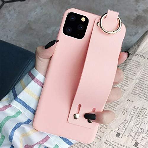 Topwin Hand Strap Case Compatible with iPhone 11, Soft Silicone Gel Rubber with Adjustable Wrist ... | Amazon (US)