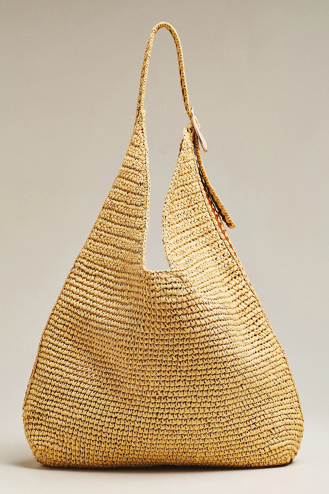 Mini Whipstitch Raffia Slouchy Bag | Anthropologie (US)