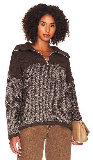 Willard Knit Pullover in Coffee Bean | Revolve Clothing (Global)