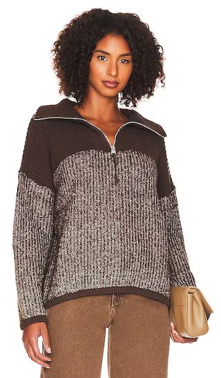 Willard Knit Pullover in Coffee Bean | Revolve Clothing (Global)