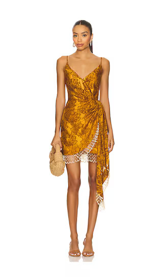 x REVOLVE Gema Mini Dress in Chartreuse Yellow | Revolve Clothing (Global)