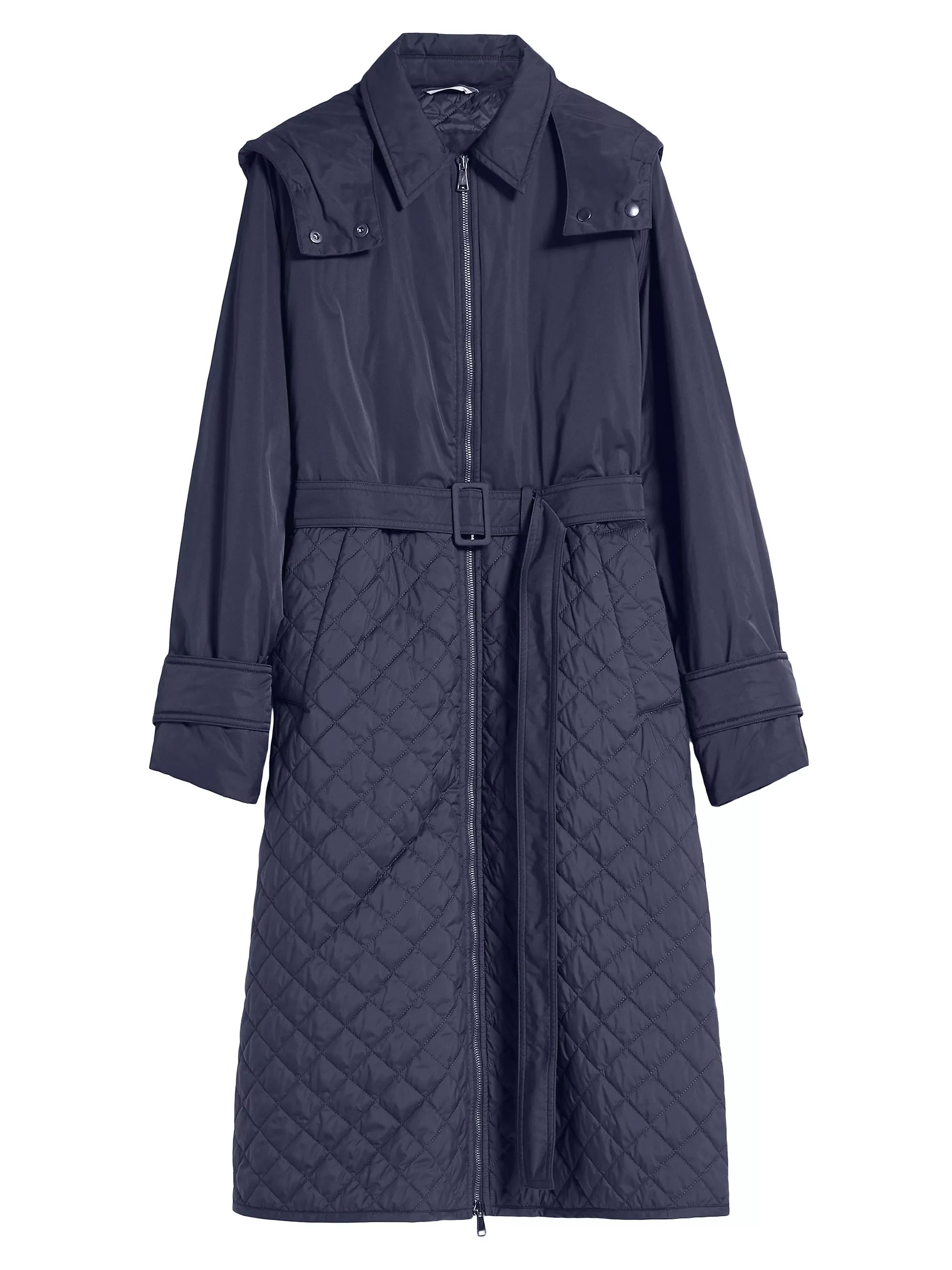 Quilted Belted Raincoat | Saks Fifth Avenue