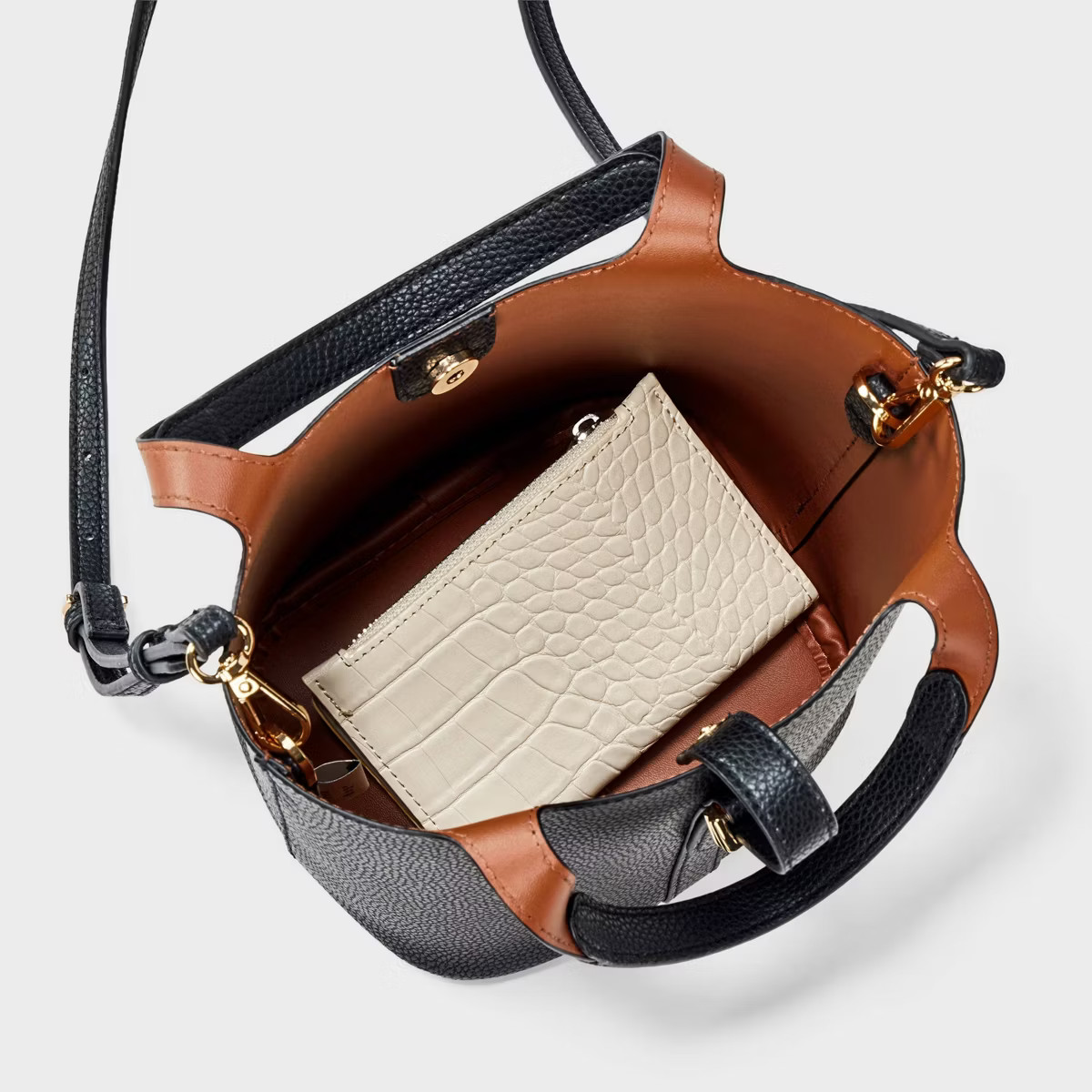 Mini Tulip Tote Handbag with Crossbody Strap - A New Day™ | Target