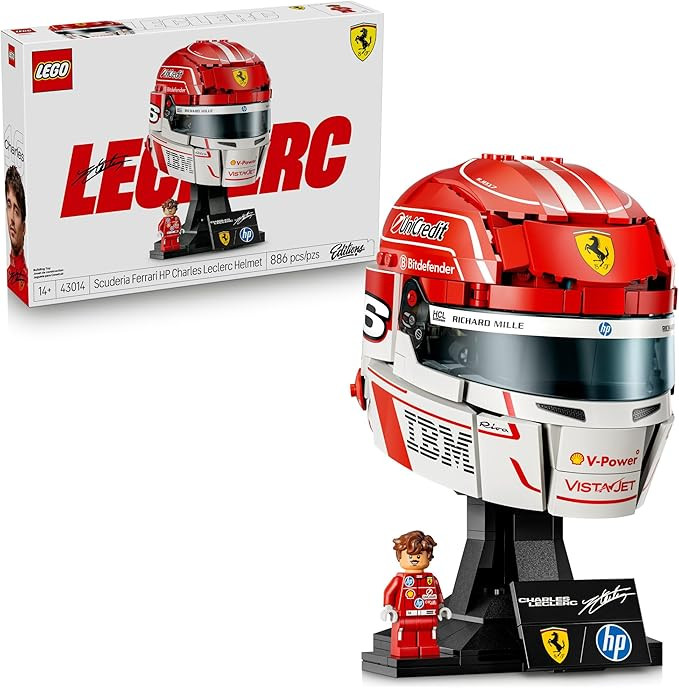 LEGO Editions Scuderia Ferrari HP Charles Leclerc Helmet - Building Set for Teens, Ages 14+ - Col... | Amazon (US)