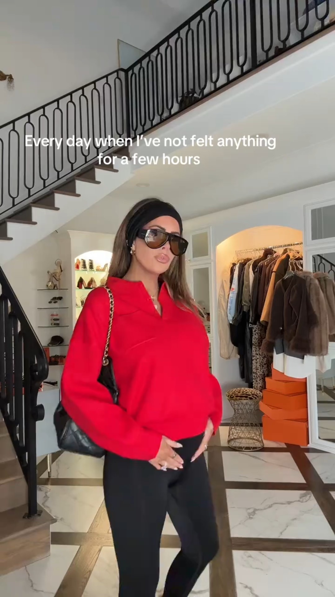 Literally get in bed at night to get still and wait for movement 👋 I’m wearing a size medium in this red polo and size small in leggings!

Fall outfit, snow boots, leggings, half zip sweater, Zara finds, Emily Ann Gemma

#LTKSeasonal #LTKootd #LTKFindsUnder100