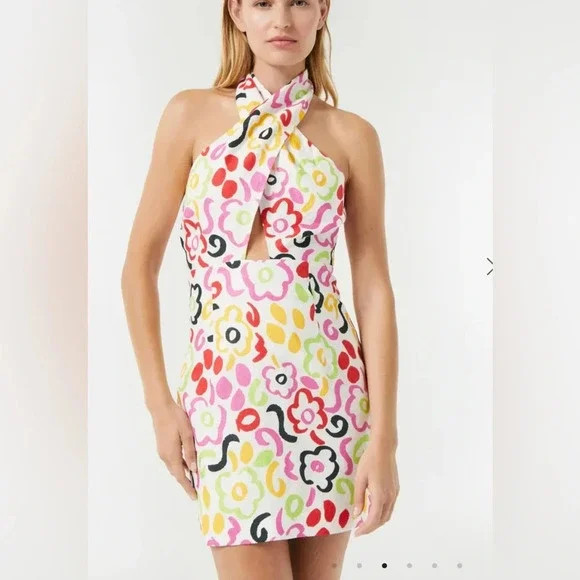 NWT RHODE|| Linen Tali Dress, Size 6 | Poshmark