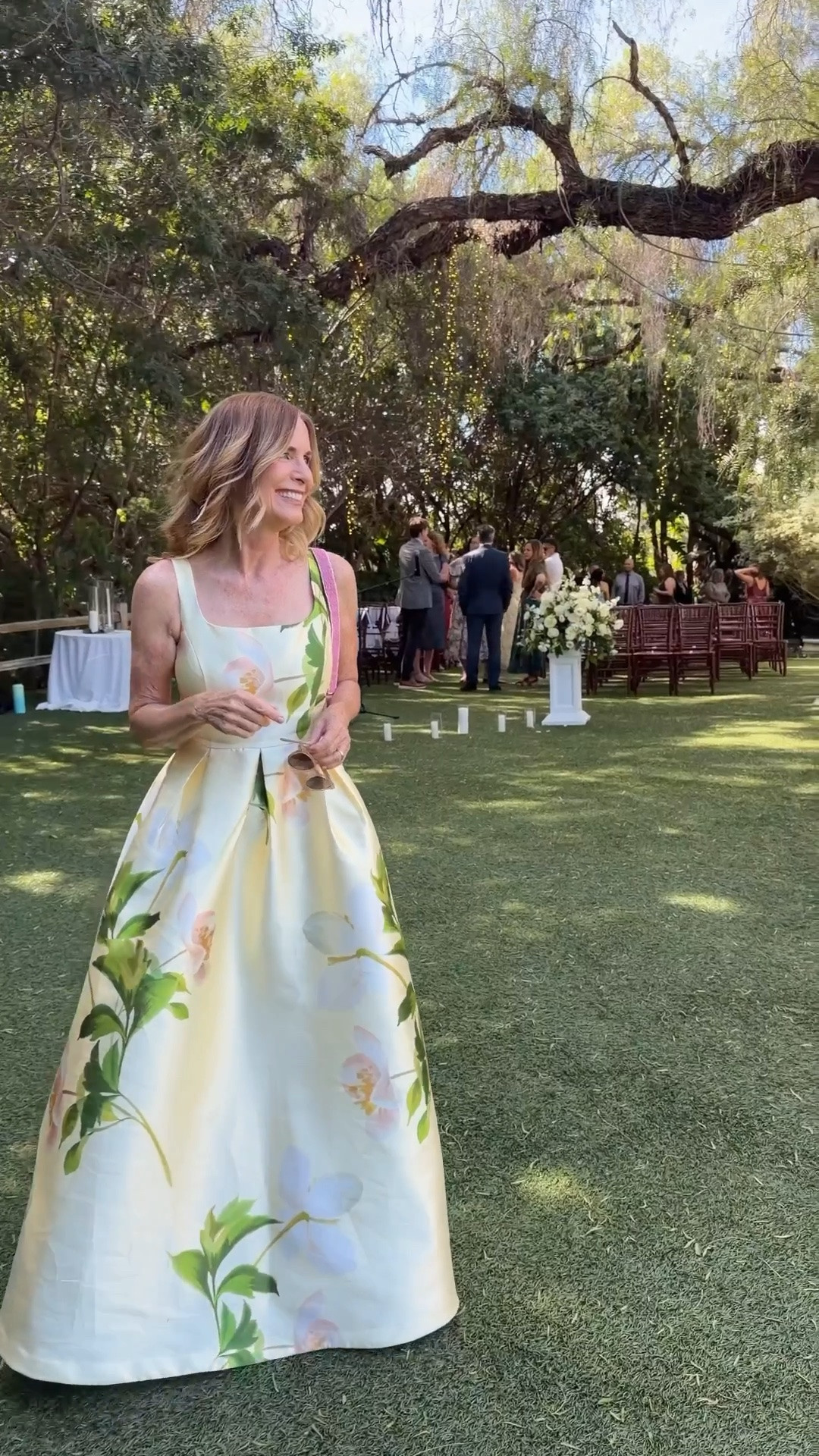 This wedding guest dress was so good I had to share again! 

Feeling a little extra fancy in this butter yellow wedding guest dress 💛 and yes… it has pockets!

Something about getting dressed up for a wedding just feels so fun. Pretty dress, sunshine, a little celebration… I’m all in. I did size up one size in this one.

Do you love dressing up for weddings or are you more of a casual girl?

And real question… are pockets in a dress still the best surprise ever?

#LTKWedding #LTKOver40 #LTKgrwm