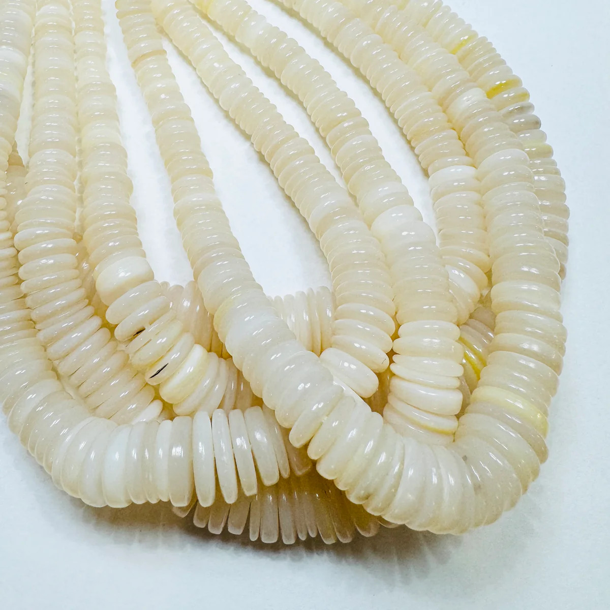 white mother of pearl candy necklace | Theodosia Jewelry