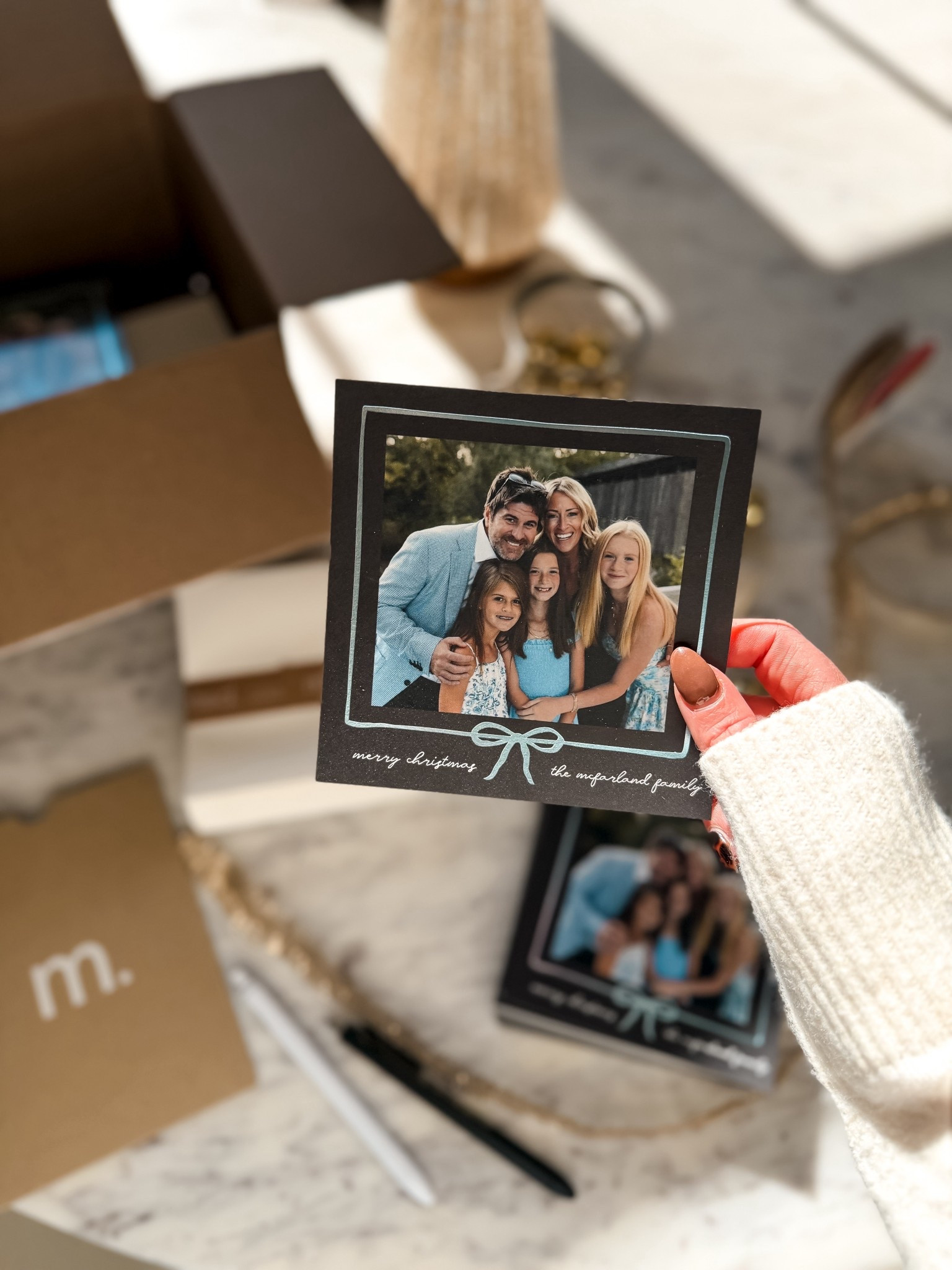 Minted holiday cards are 20% off with code JENNA20
Minted partner and Christmas cards to mail to friends and family 