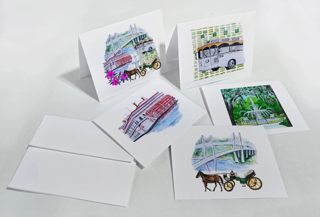 Savannah Notecard Gift Set - Etsy | Etsy (US)