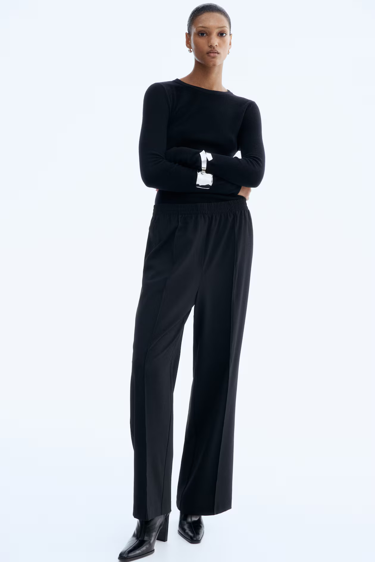 Crease-leg trousers | H&M (UK, MY, IN, SG, PH, TW, HK)