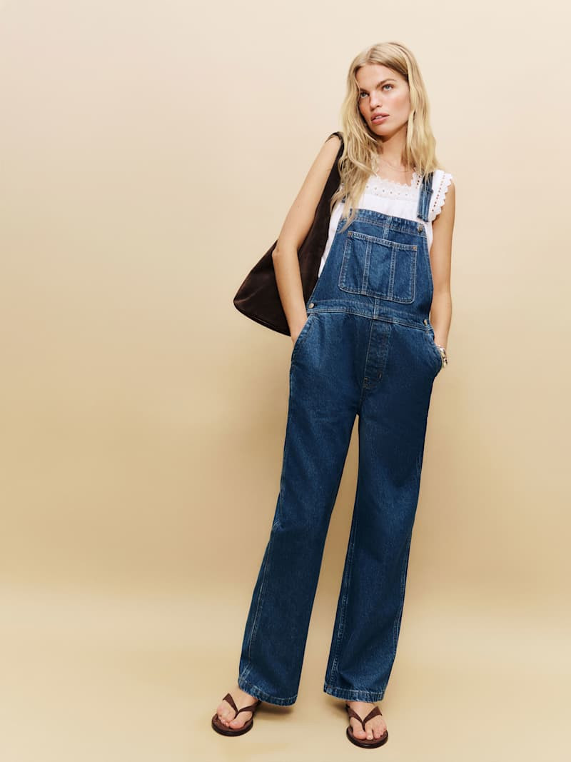 Arlo Denim Overalls | Reformation (Global)