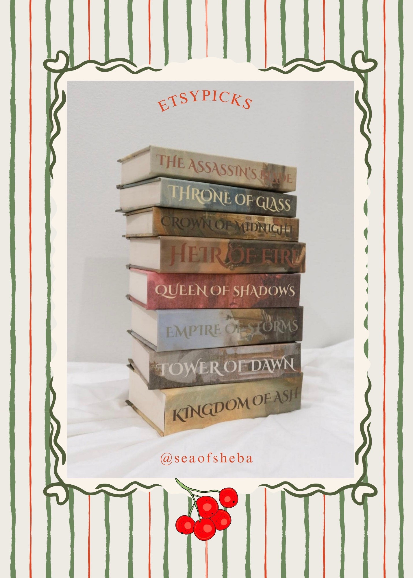 ⭐️ETSY PICKS⭐️ this absolutely stunning book set by (@framedbyfrassine) took my breath away! #booktok #readers #books #library 

#LTKdayinmylife #LTKstorytime #LTKHome