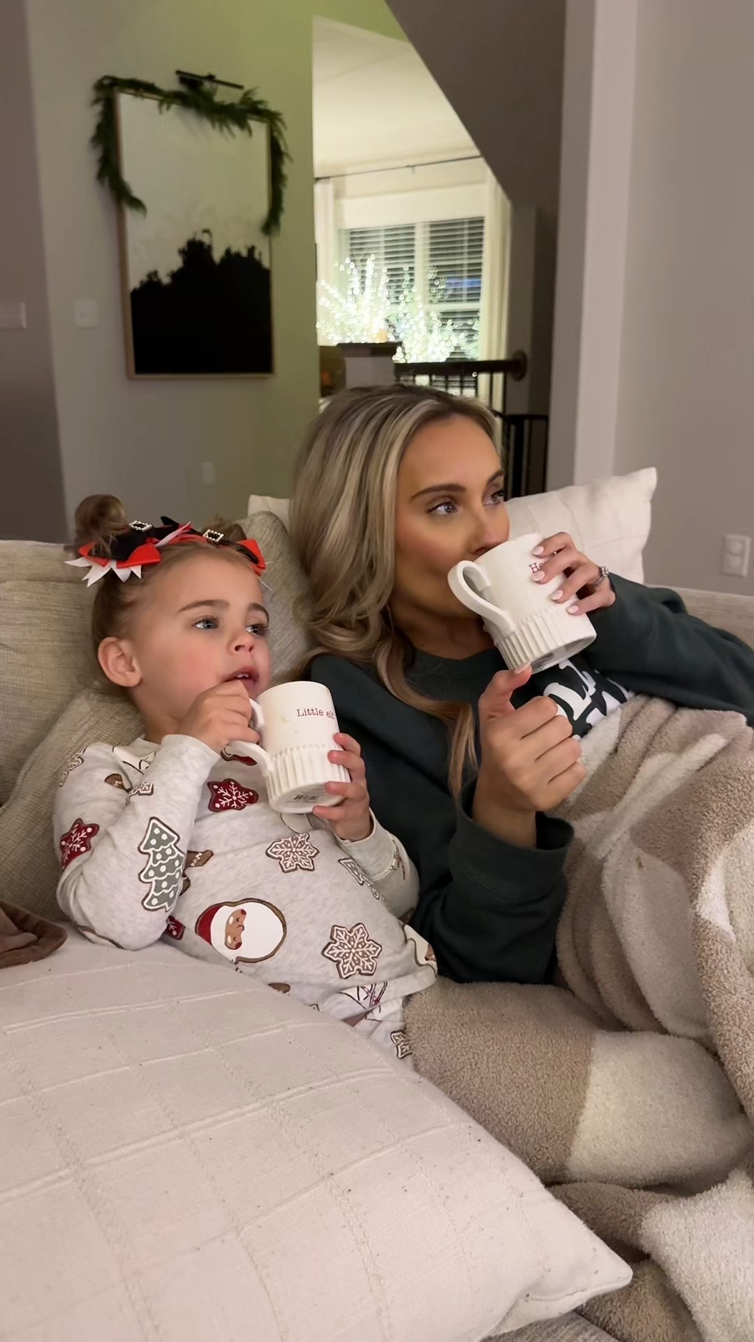 Love starting these traditions! A cozy Christmas movie night with my girl! Pjs, hot chocolate and popcorn! Love the magic of the holiday season! ❤️🎄🎅🏻

#LTKHome #LTKHoliday #LTKKids