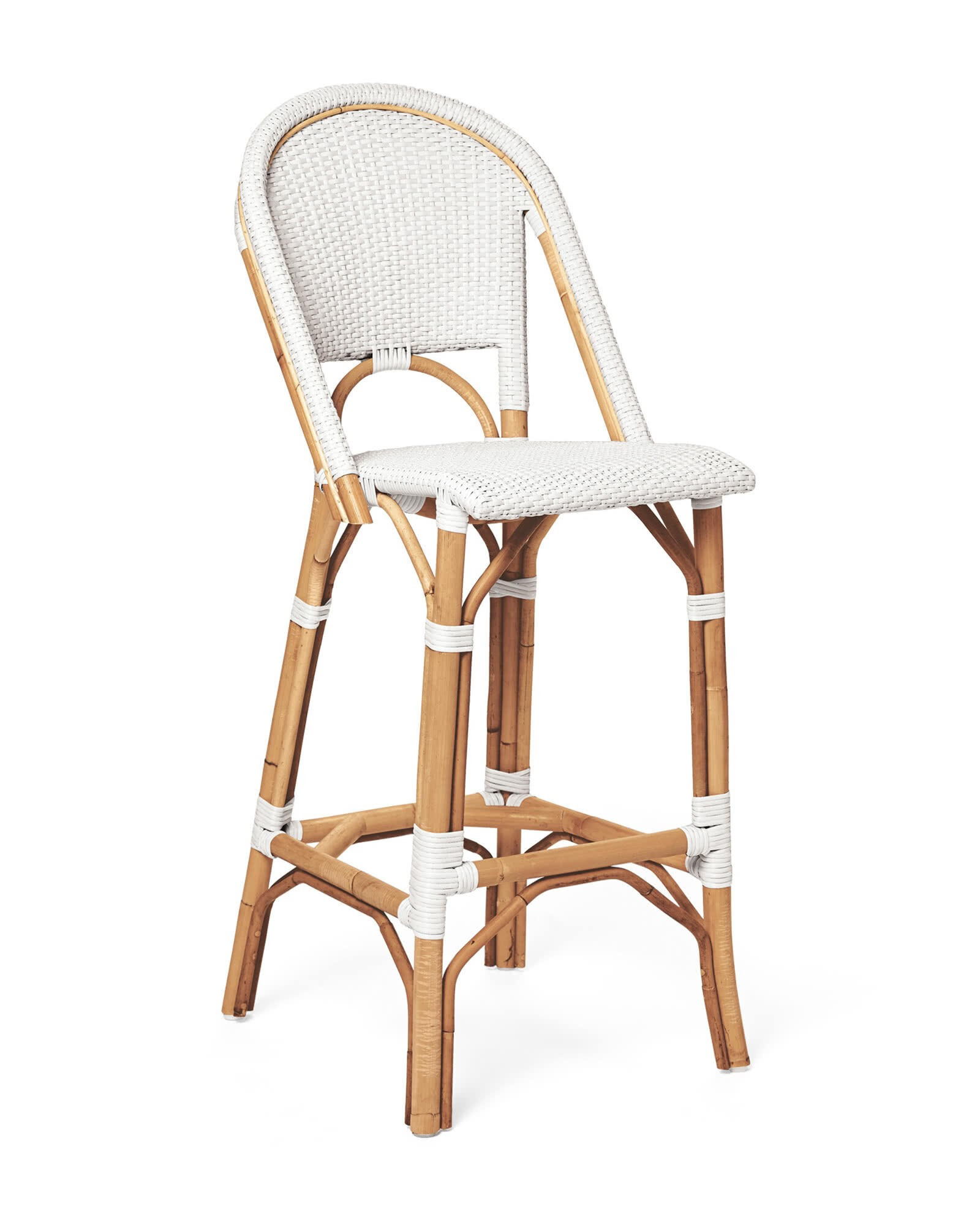 Riviera Rattan Bar & Counter Stools | Serena and Lily