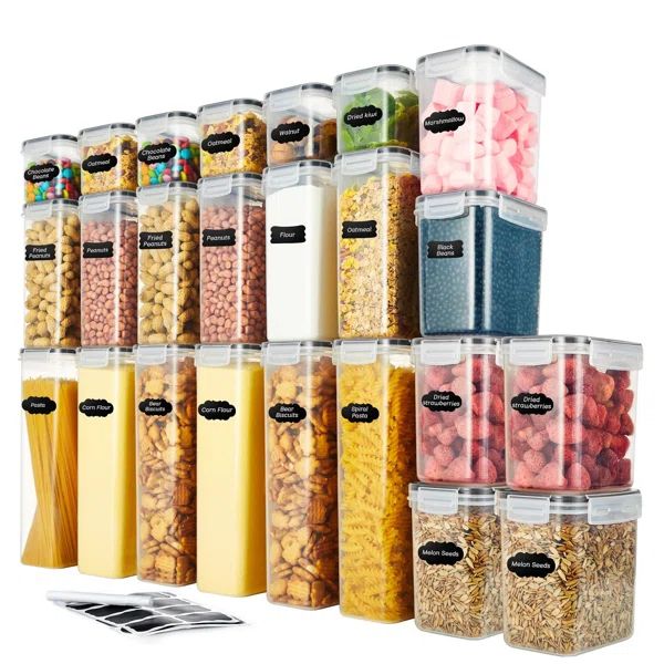 Daleah Airtight 24 Container Food Storage Set | Wayfair North America