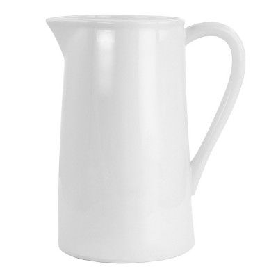Martha Stewart 2.5 Quart Ceramic Pitcher in White | Target