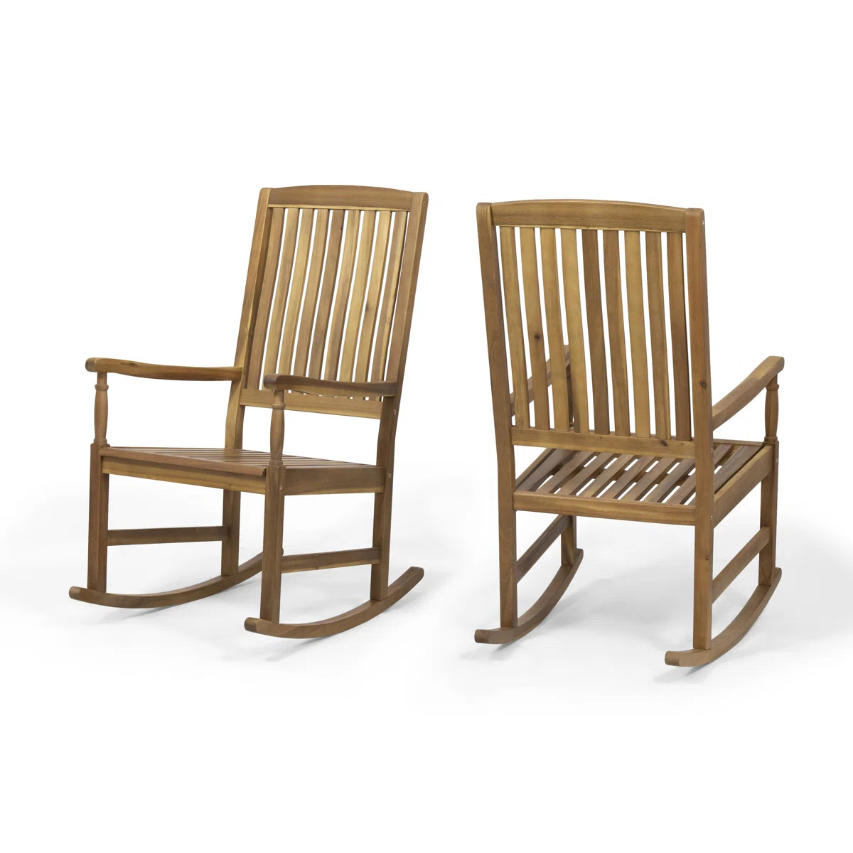 Mccomb Acacia Outdoor Chair (Set of 2) | Wayfair North America