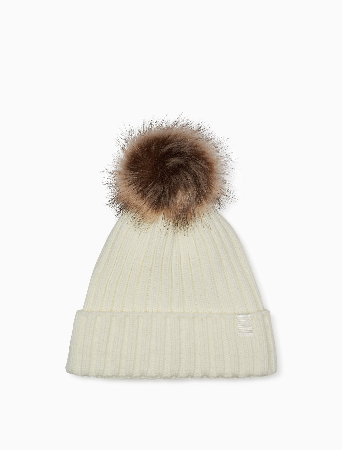Pom-Pom Logo Beanie Hat | Calvin Klein | Calvin Klein (US)