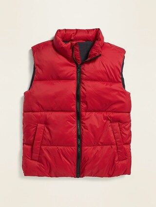 Frost-Free Solid Puffer Vest for Boys | Old Navy (CA)