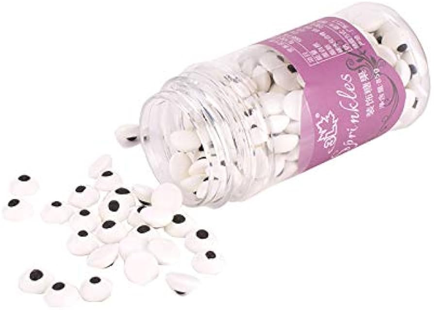 1 Bottle Candy Eyeballs Eyes Cake Cupcake Sprinkles Cookie Decorations Sweet Personalities Edible... | Amazon (US)