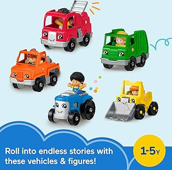 Fisher-Price Little People Toddler Playset Activity Vehicles Set with 10 Toys for Preschool Prete... | Amazon (US)
