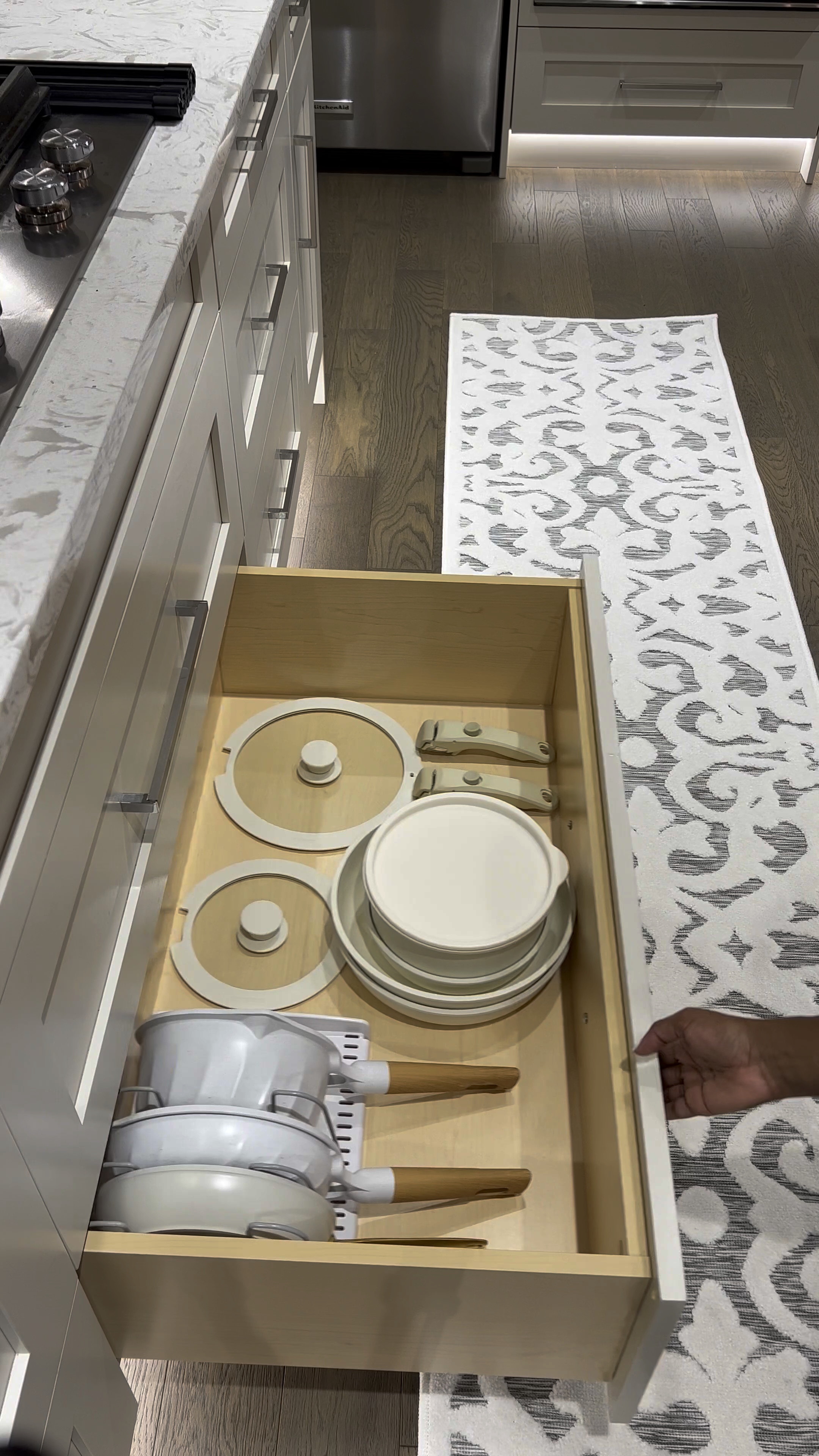 These pots right here!!!! 🤌🏽🤌🏽🤌🏽 Game changer! They are perfect for space saving, leftovers,  and they are stunning! 🎊

#LTKhome #LTKstyletip #LTKsalealert