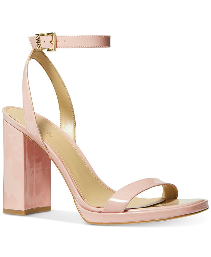 Michael Kors Women's Angela Ankle-Strap Dress Sandals & Reviews - Sandals - Shoes - Macy's | Macys (US)