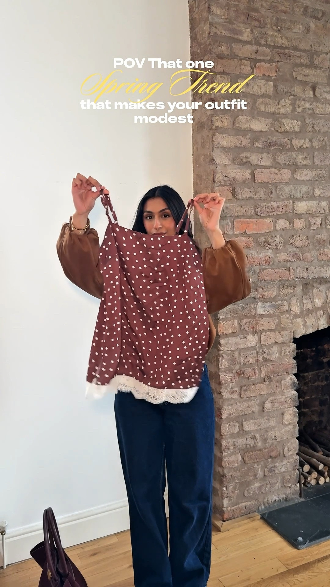 Outfit Hack! Spring trends that make your outfit modest 🤎 Add a lace cami under your top for added length ⭐️


#LTKuk #LTKmodest #LTKspring