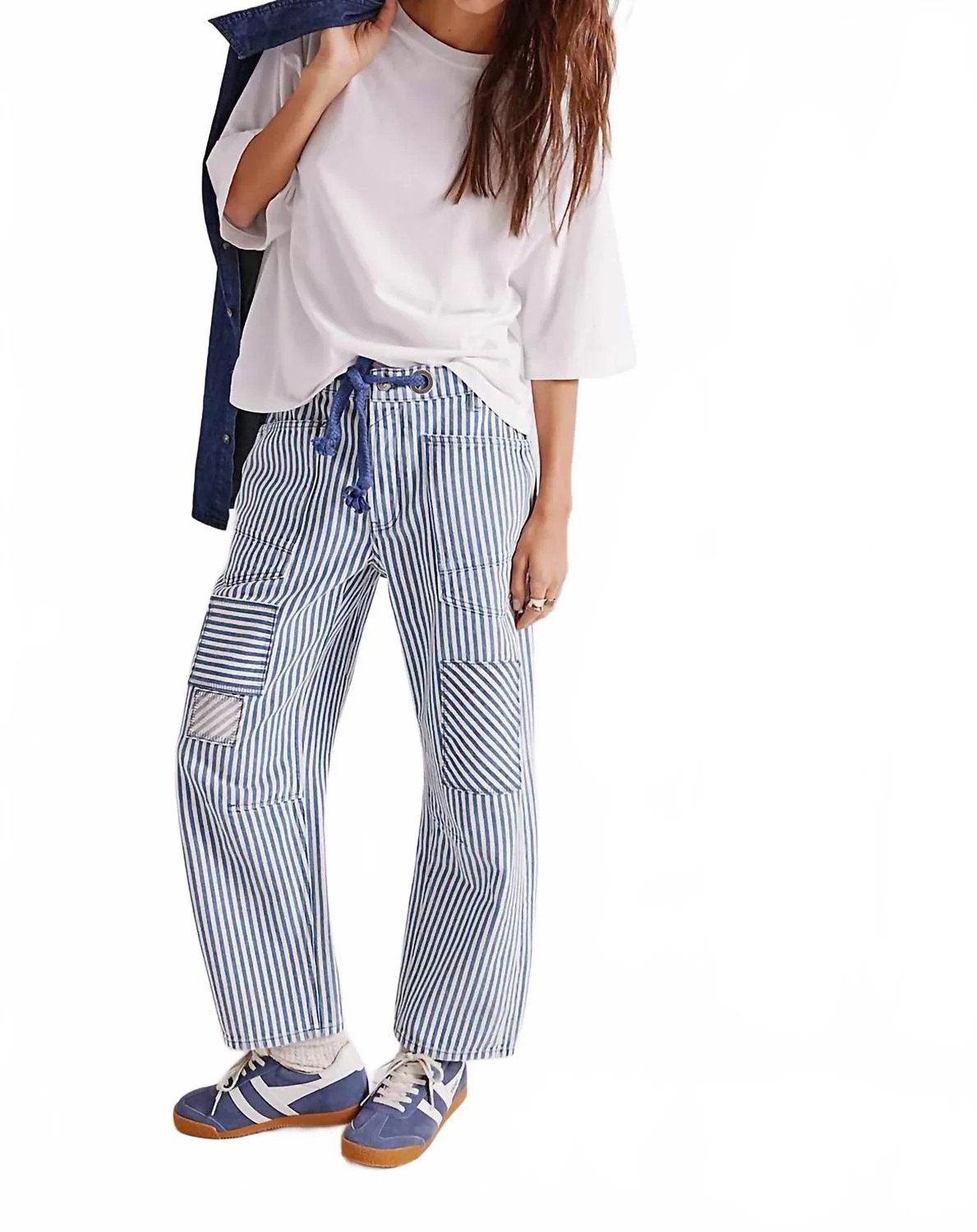 Moxie Railroad Low Slung Jeans In Dark Slate | Shop Simon