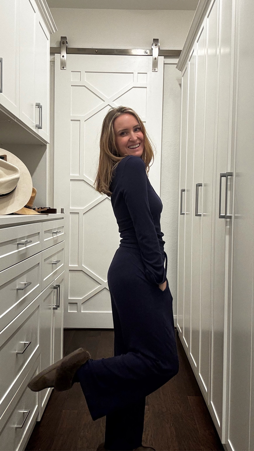 The perfect 2-piece set for travel! Boat neck, bell sleeves, fitted top.

It shrunk a little in the wash, so maybe size up! I’m wearing a small here. 

#LTKCyberWeek #LTKTravel