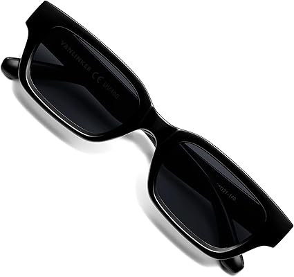 VANLINKER Polarized Trendy Small Skinny Square Cat Eye Sunglasses for Women Retro Vintage Shades ... | Amazon (US)