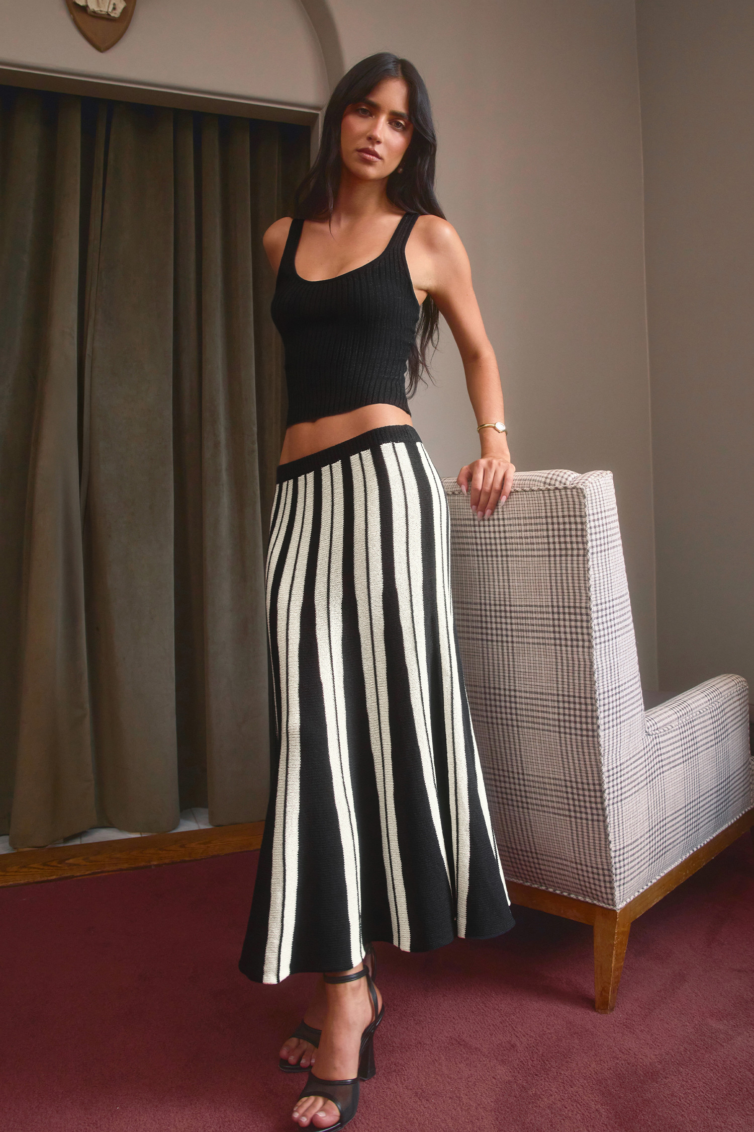 x Renee & Elisha Herbert Mix & Mingle Maxi Skirt | Cupshe US