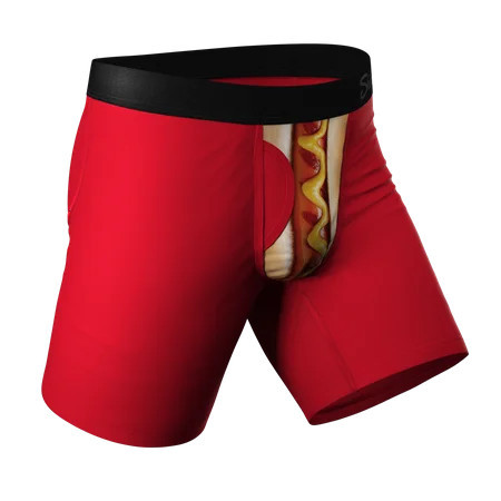 The Coney Islands - Shinesty Hot Dog Long Leg Ball Hammock Pouch Underwear With Fly Small | Walmart (US)