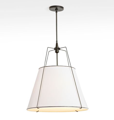 Conical 24"" Drum Pendant | Rejuvenation