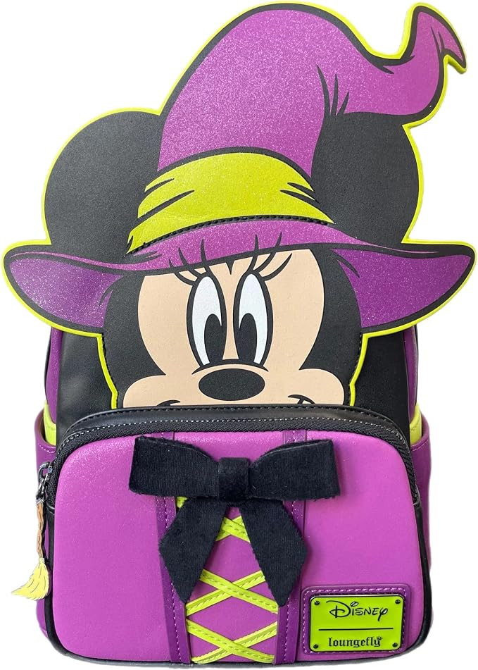 Loungefly Disney Wickedly Cute Witch Minnie Cosplay GITD Mini Backpack - BCT Exclusive | Amazon (US)
