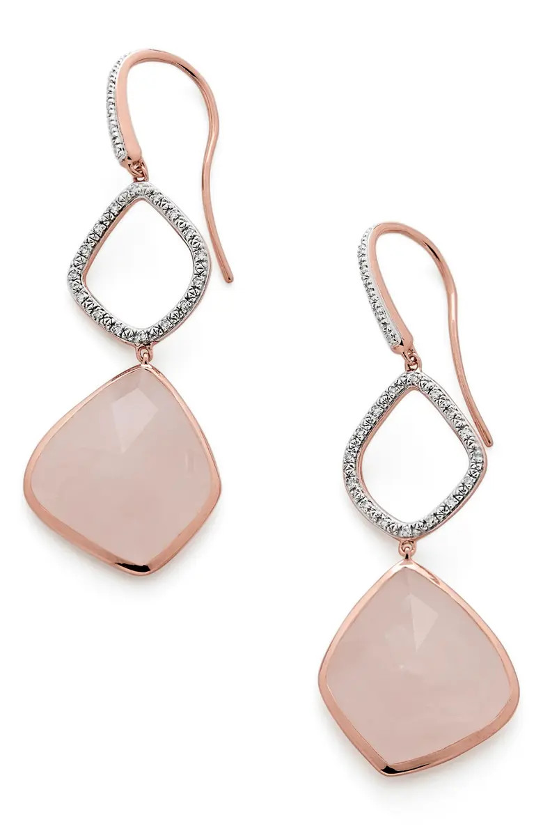 Siren Rose Quartz Drop Earrings | Nordstrom