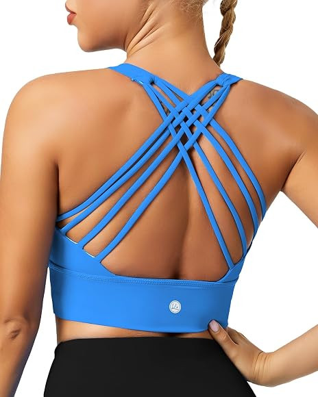 QUEENIEKE Sports Bras for Women Padded Medium Support for Yoga Cross Back Strappy Free to Be Bra | Amazon (CA)
