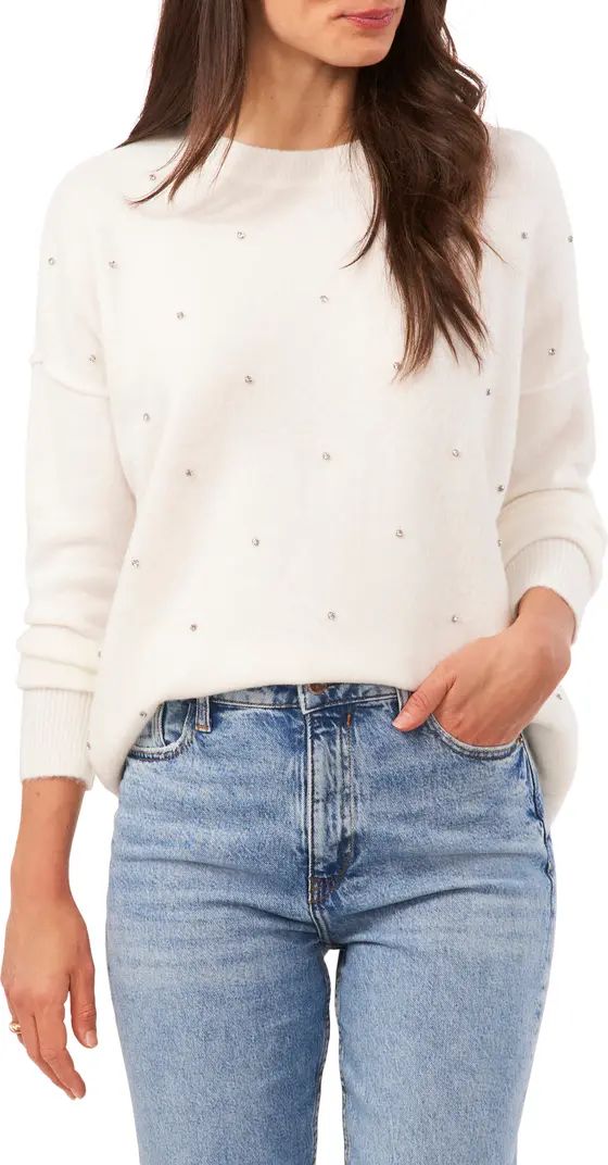 Crystal Detail Sweater | Nordstrom