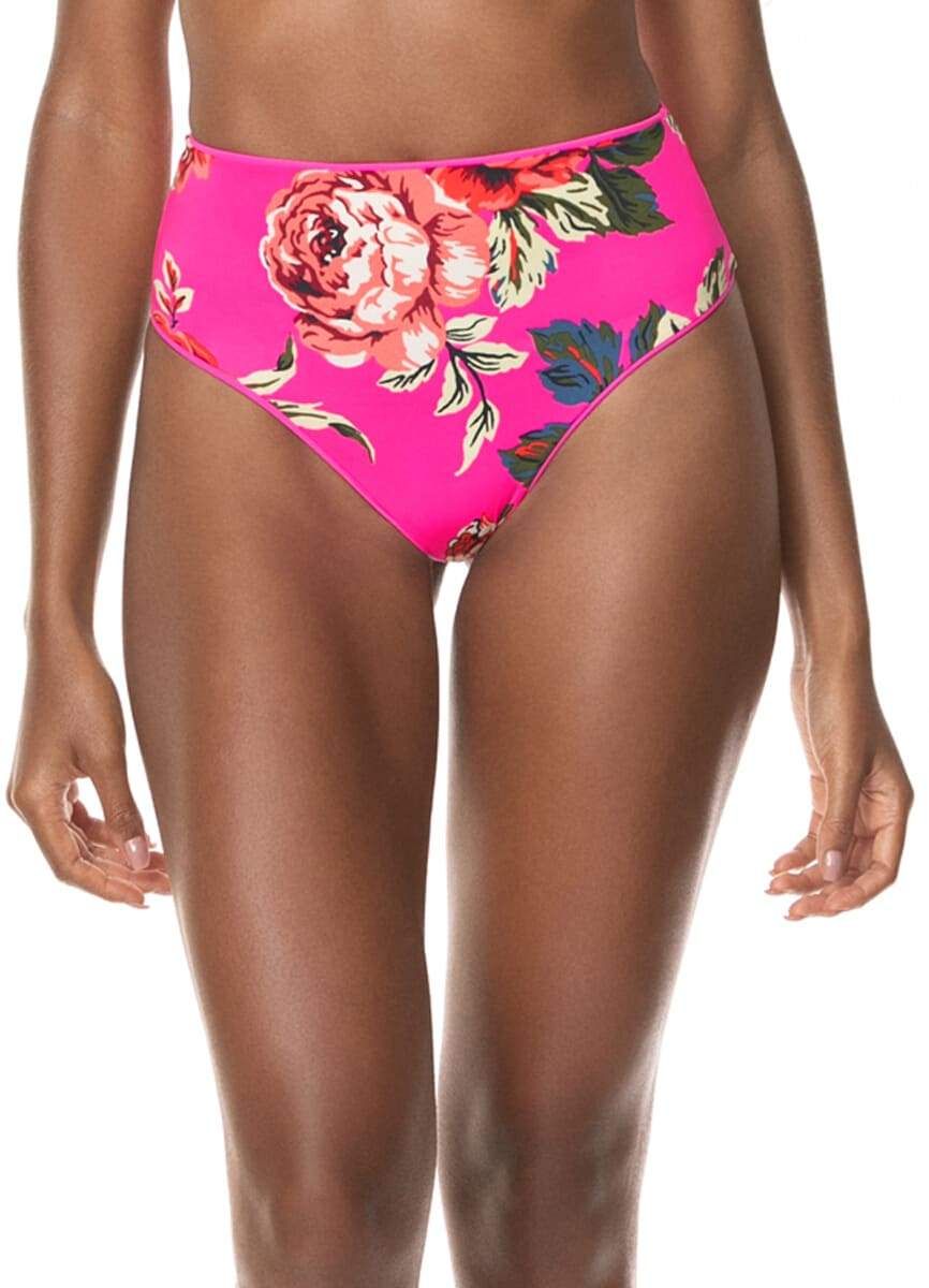 Maaji Fuchsia Agate Malia High Rise Bikini Bottom | Maaji