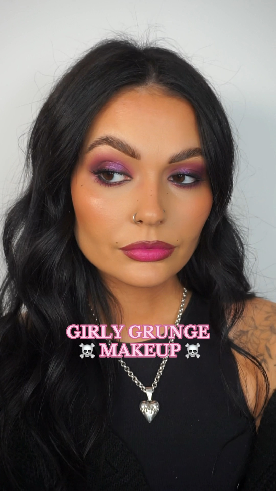 Girly Grunge💖🖤 my favourite kind of makeup. Eyeshadow palette is discontinued, so have linked a very similar one 💗 #makeup #alternative #grunge #pinkmakeup #pink #makeuptips

#LTKstyletip #LTKbeauty #LTKpartywear
