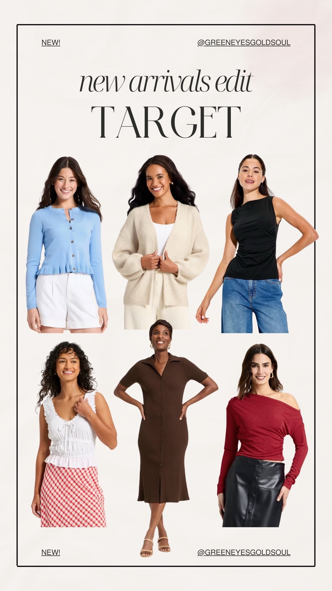 Target - New Arrivals 🩷

Spring fashion/new arrivals/target finds/cardigan/sweater/tank/spring refresh

#LTKFindsUnder100 #LTKFindsUnder50